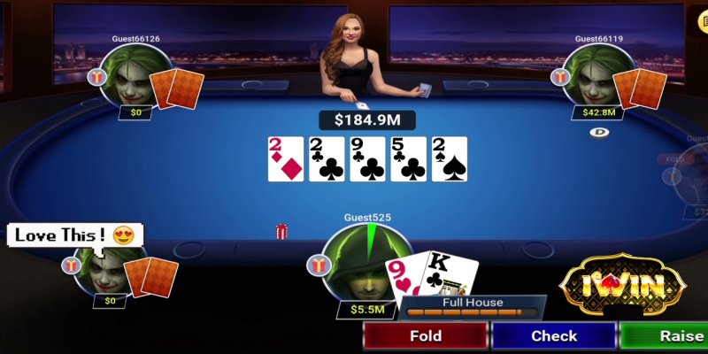 Game bài Poker ở vòng Pre Flop